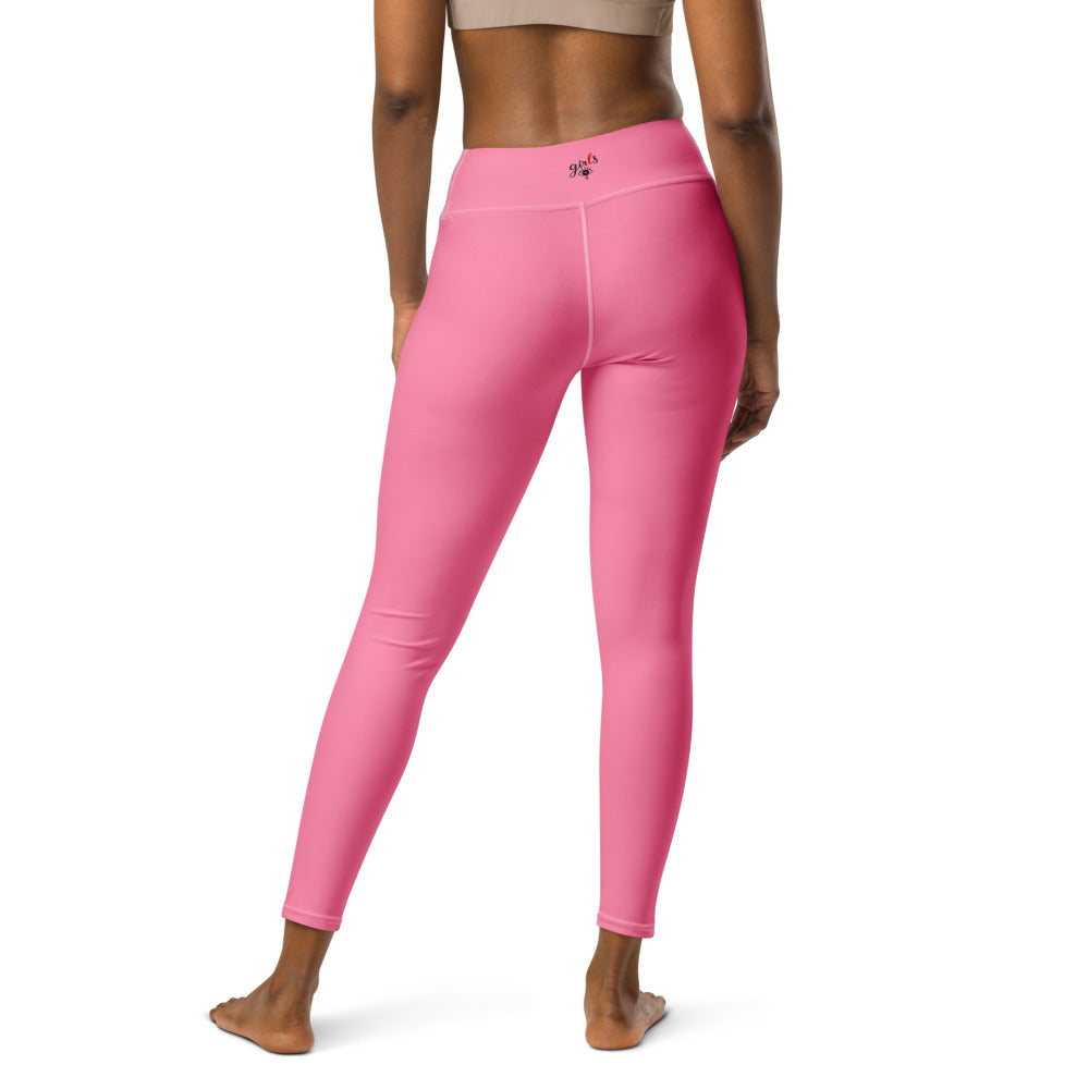 Leggings yoga long Girls Pink