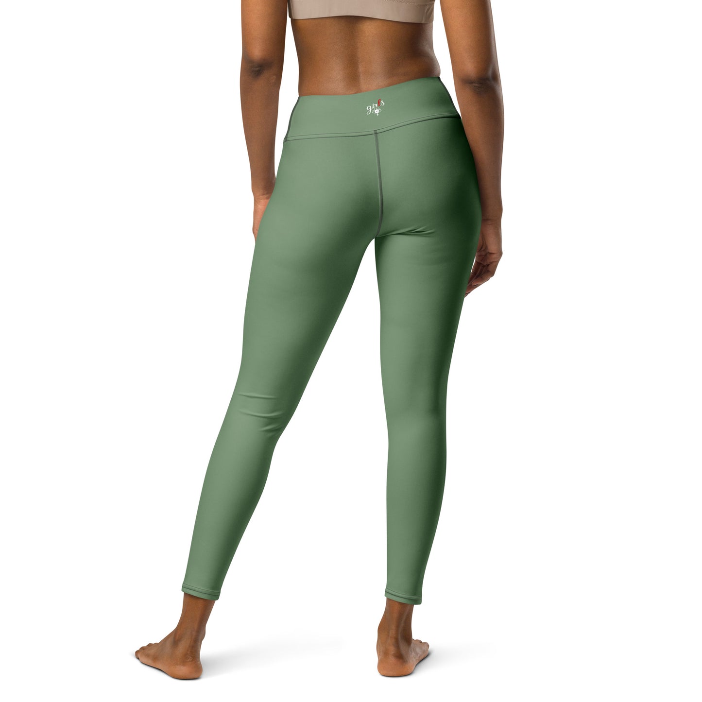 Leggings yoga long Girls Green